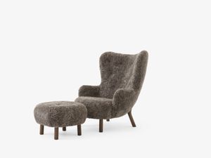 Hovedbilde &Tradition Petra VB3 Med Puff Sheepskin Sahara Valnøtt