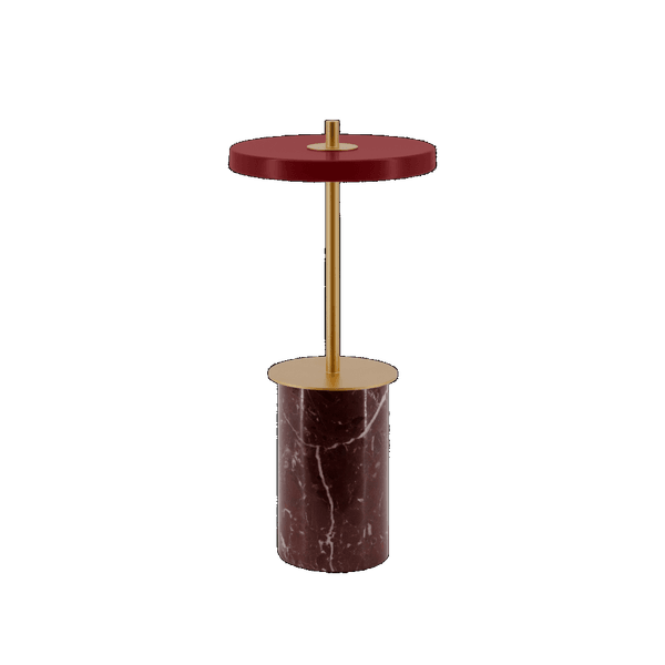 Umage Asteria Move Mini Oppladbar Lampe Red Marble
