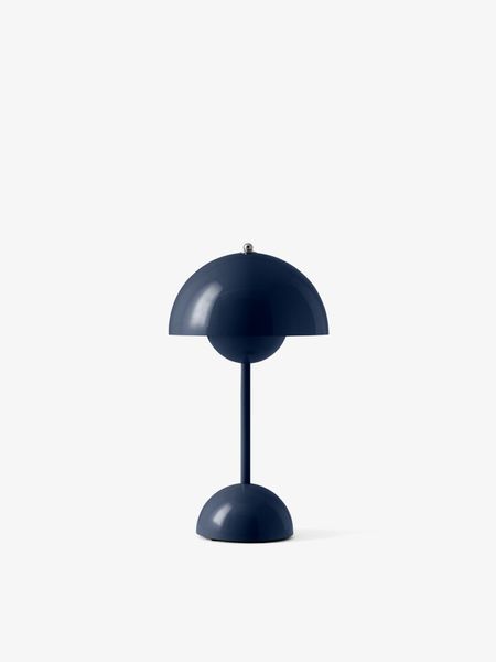 &tradition Flowerpot VP9 Oppladbar Bordlampe Steel Blue