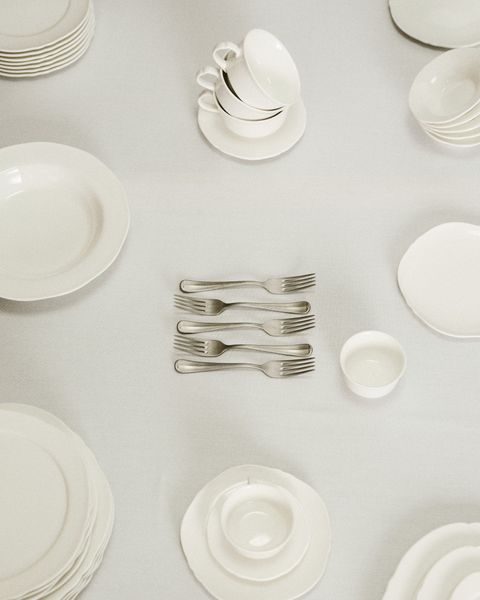 Serax Dinner Plate White Silhouette - Sergio Herman