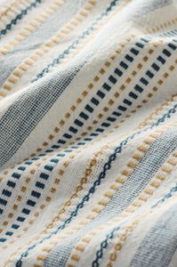 Hovedbilde IB Laursen Kj&oslash;kkenh&aring;ndkle Celine hvit m/bl&aring;tt og beige m&oslash;nster