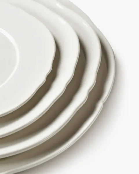 Serax Breakfast Plate White Silhouette - Sergio Herman