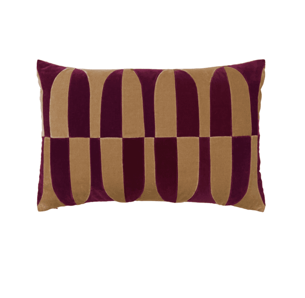 Christina Lundsteen Pute Abigale Prune/Camel