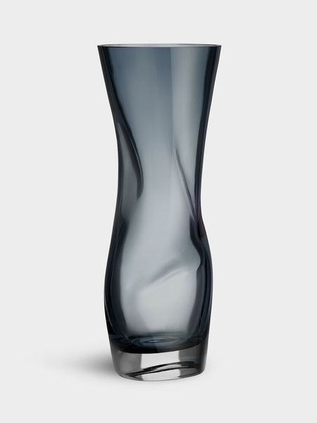 Orrefors Squeeze Tulipanvase  Bluish Grey 34 cm
