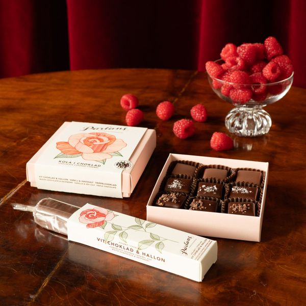 P&auml;rlans Konfektyr Sjokoladetrukket Karamell  9 stk